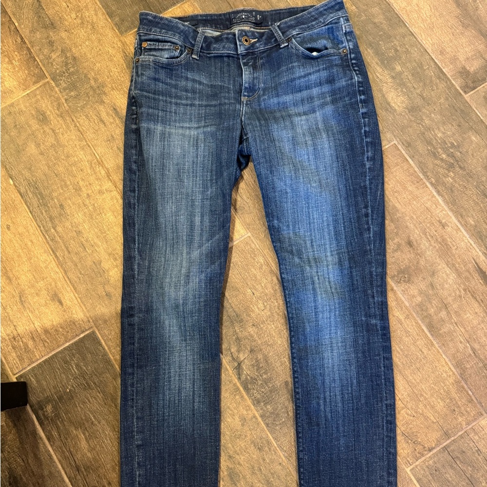 Lucky Brand Lolita Mid Rise Skinny Ankle Dark Wash Jeans Size 6/28